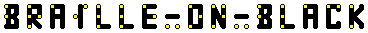 Braille-on-Black-Alphabet im neuen Fenster Braille-on-Black