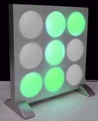 optische Signaleinrichtung mit 9 Leuchtfl�chen