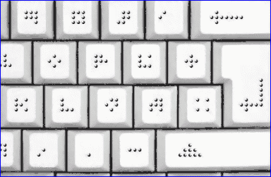 Informationen zu Fakoo-Tastaturen im neuen Fenster Normaltastatur mit taktiler Fakoo-Beschriftung