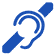 Deaf-Logo invers