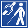 Deafblind-Logo gestrichen-Ohr Blindenstock-Mann