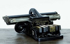 Punktschriftmaschine von Picht 1899 Punktschriftmaschine von Picht 1899